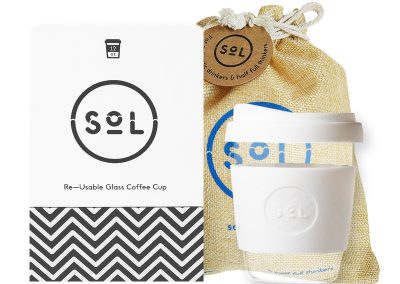 white wave sol cup
