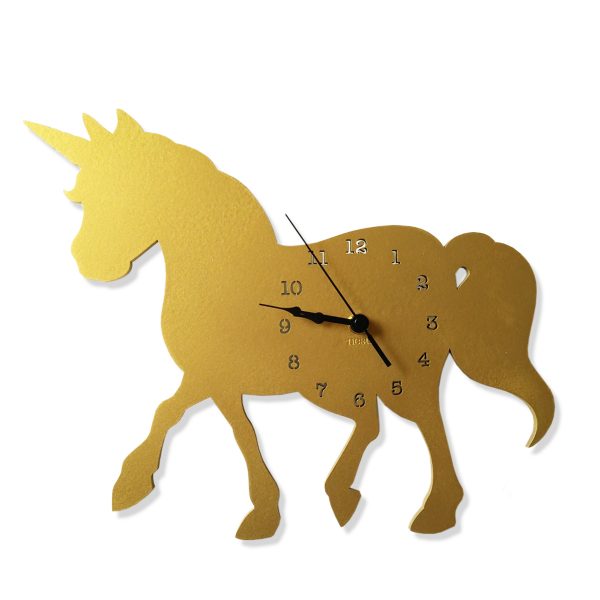 NEST Gold Unicorn Wall Clock