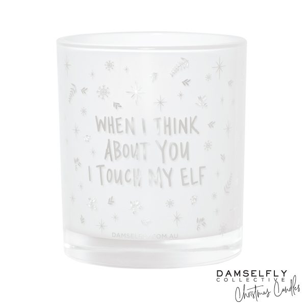 DAMSELFLY Touch My Elf Christmas Candle