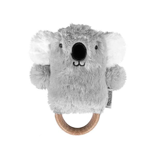 OBDesigns Kelly Koala Natural Wooden Teething Ring