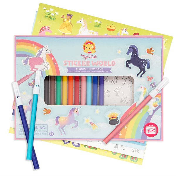 TIGER TRIBE Magical Unicorns Sticker Activity Pack
