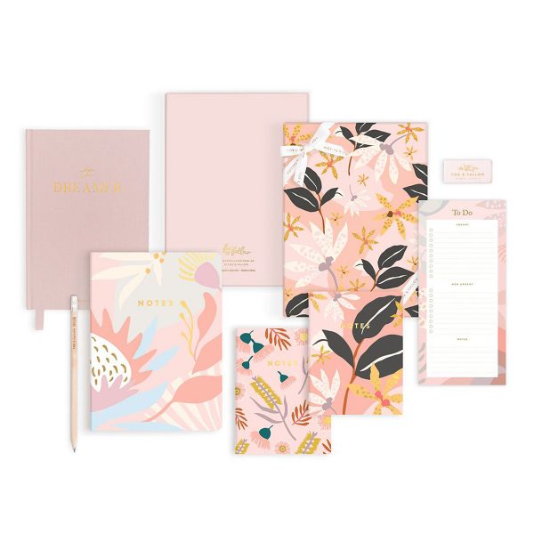 FOX & FALLOW Orchid Premium Stationery Gift Set