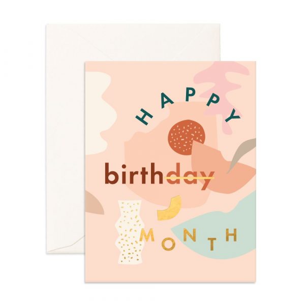 FOX & FALLOW // Birthday Month Greeting Card