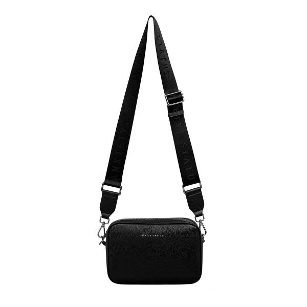 status anxiety black plunder bag with thick strap