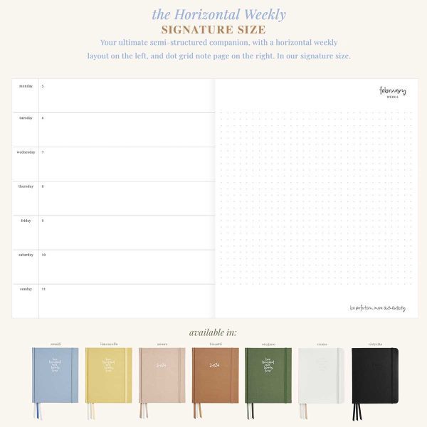 emma kate co planner horizontal signature size luxah
