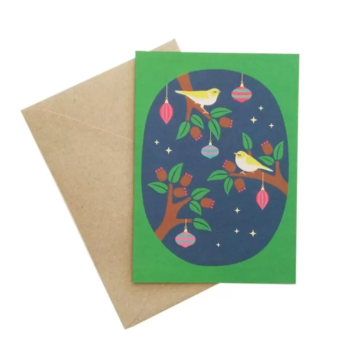 Christmas Birds Card front
