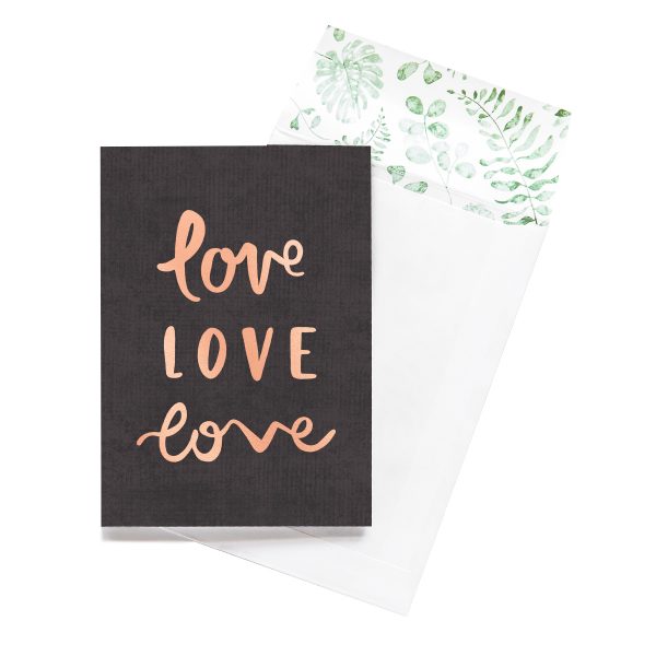 EMMA KATE CO. Love Love Love Greeting Card