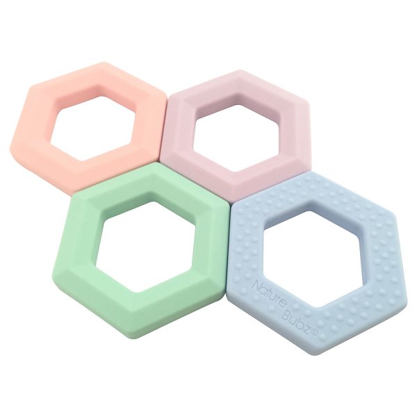 Hexi Teethers (4 Colours)