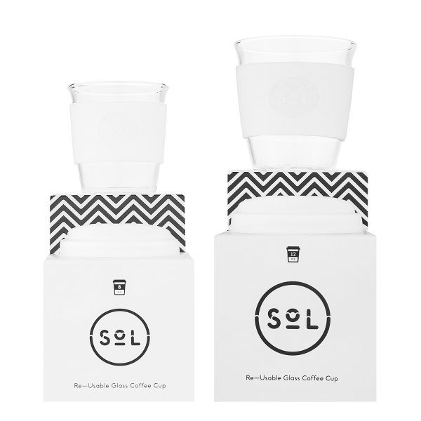 White SoL Cup + Protective Pouch