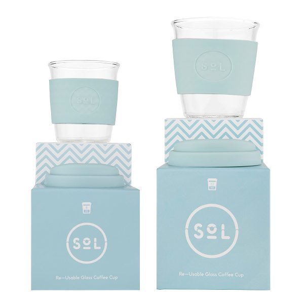 cool cyan Sol Cup (small and large)