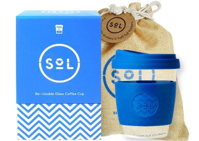 Bondi Blue SoL Cup + Protective Pouch