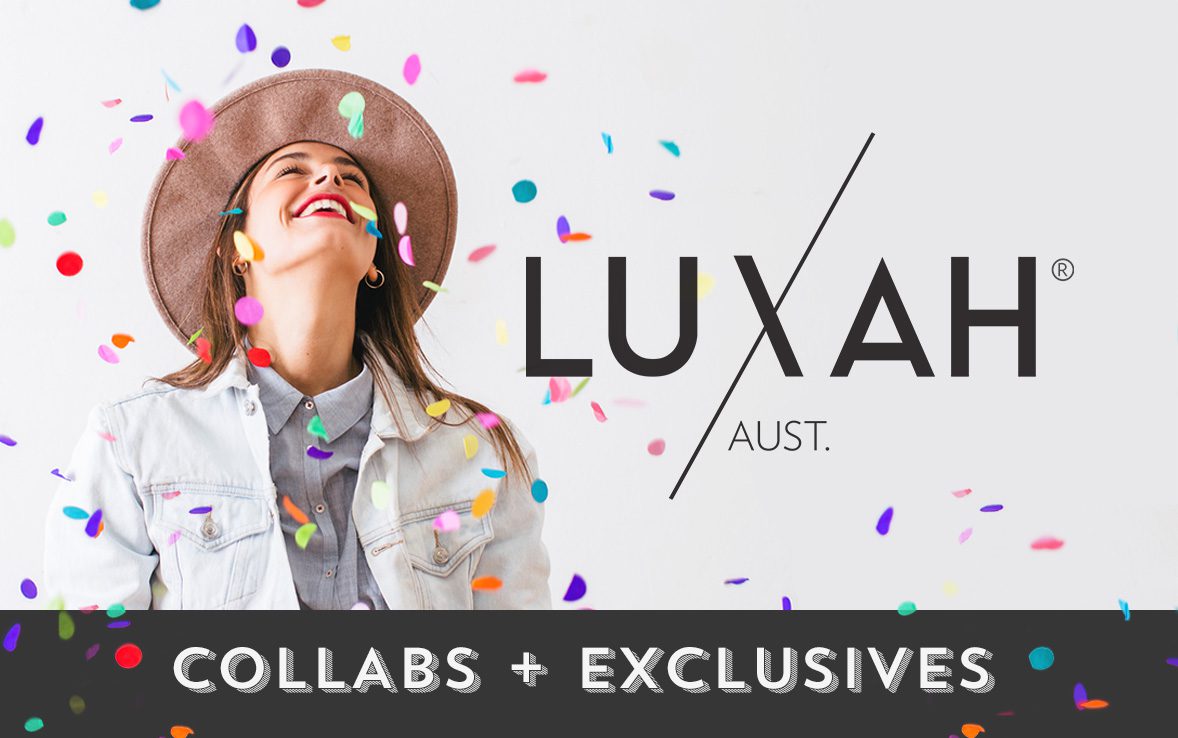 Luxah Brand Page collabs and exclsuives