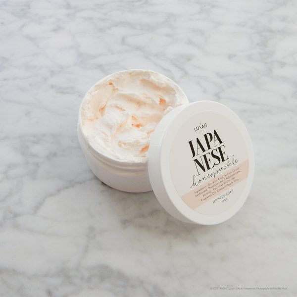 LUXAH Japanese Honeysuckle Whipped Soap