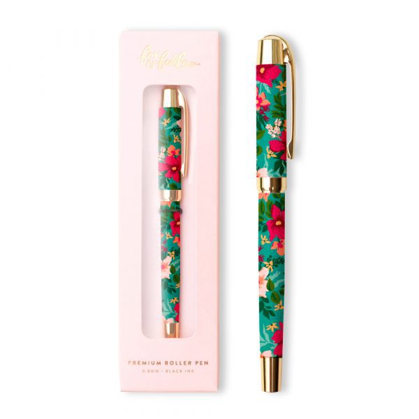 FOX & FALLOW Wintergreen flower Roller Pen