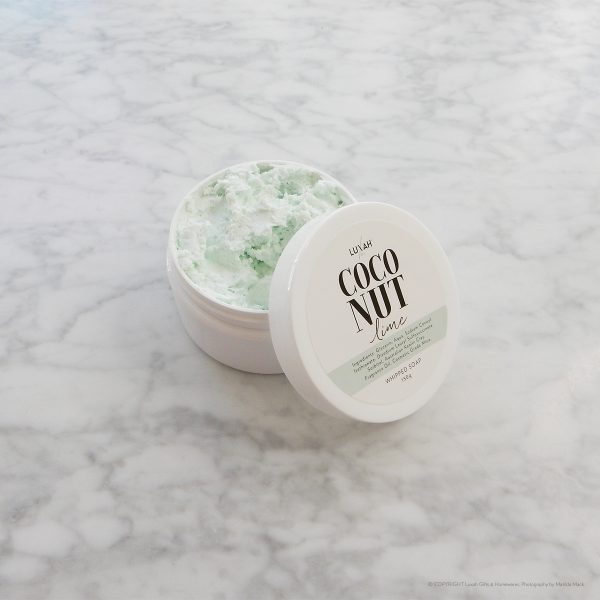 LUXAH Coconut Lime Whipped Soap