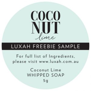 LUXAH // Coconut Lime Whipped Soap