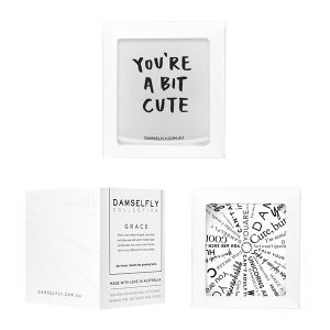You're A Bit Cute. Damselfly Extra Large Candle