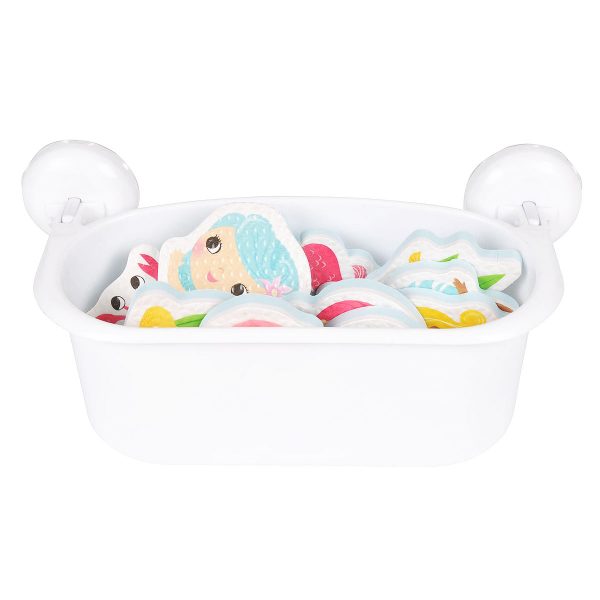 mermaid themed bath tub toys