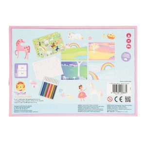 unicorn themed activity sticker set