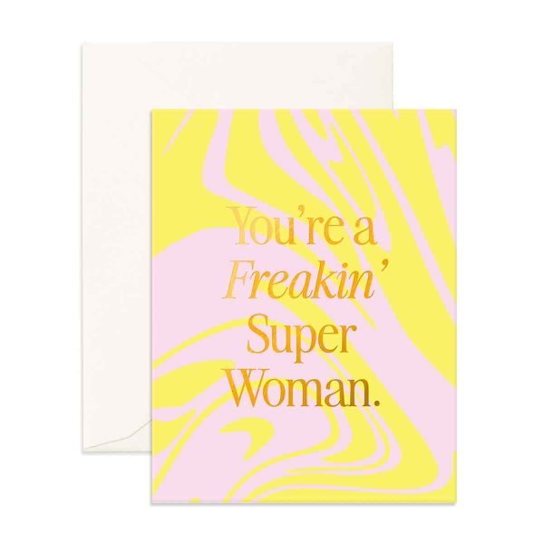 youre a freakin super woman gift card