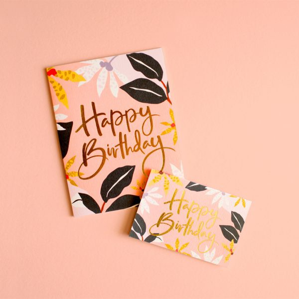 FOX & FALLOW // Birthday Orchids Greeting Card