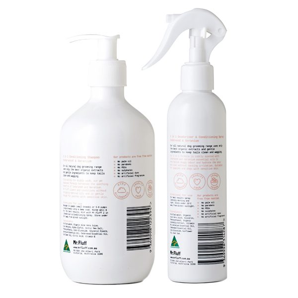 Stop n' Sniff the Cedar Natural Dog Wash Duo
