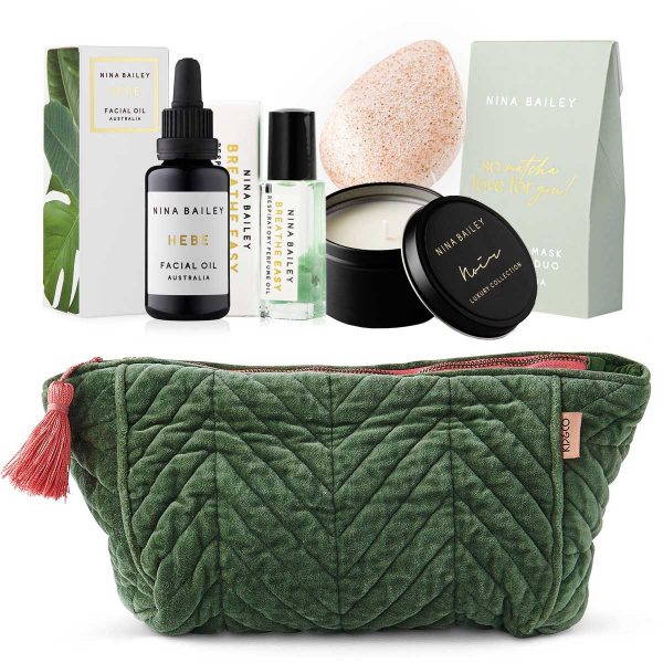 LUXAH Green Velvet Pamper pack