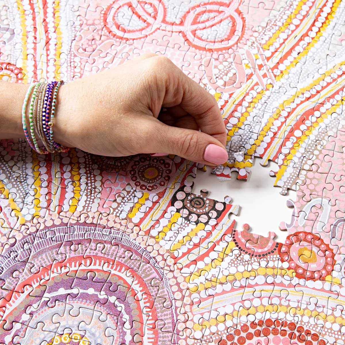 aboriginal-art-puzzle-with-glitter