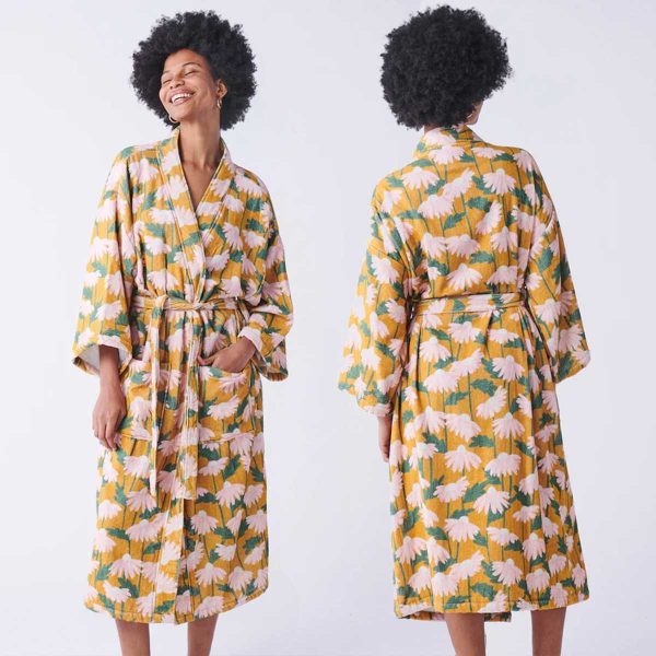 kip-and-co-Daisy-Bunch-Mustard-Bath-Robe-front-and-back