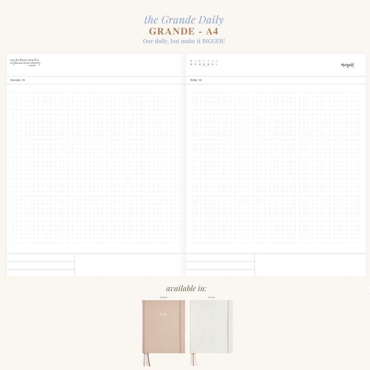 emma kate co planner grande daily luxah