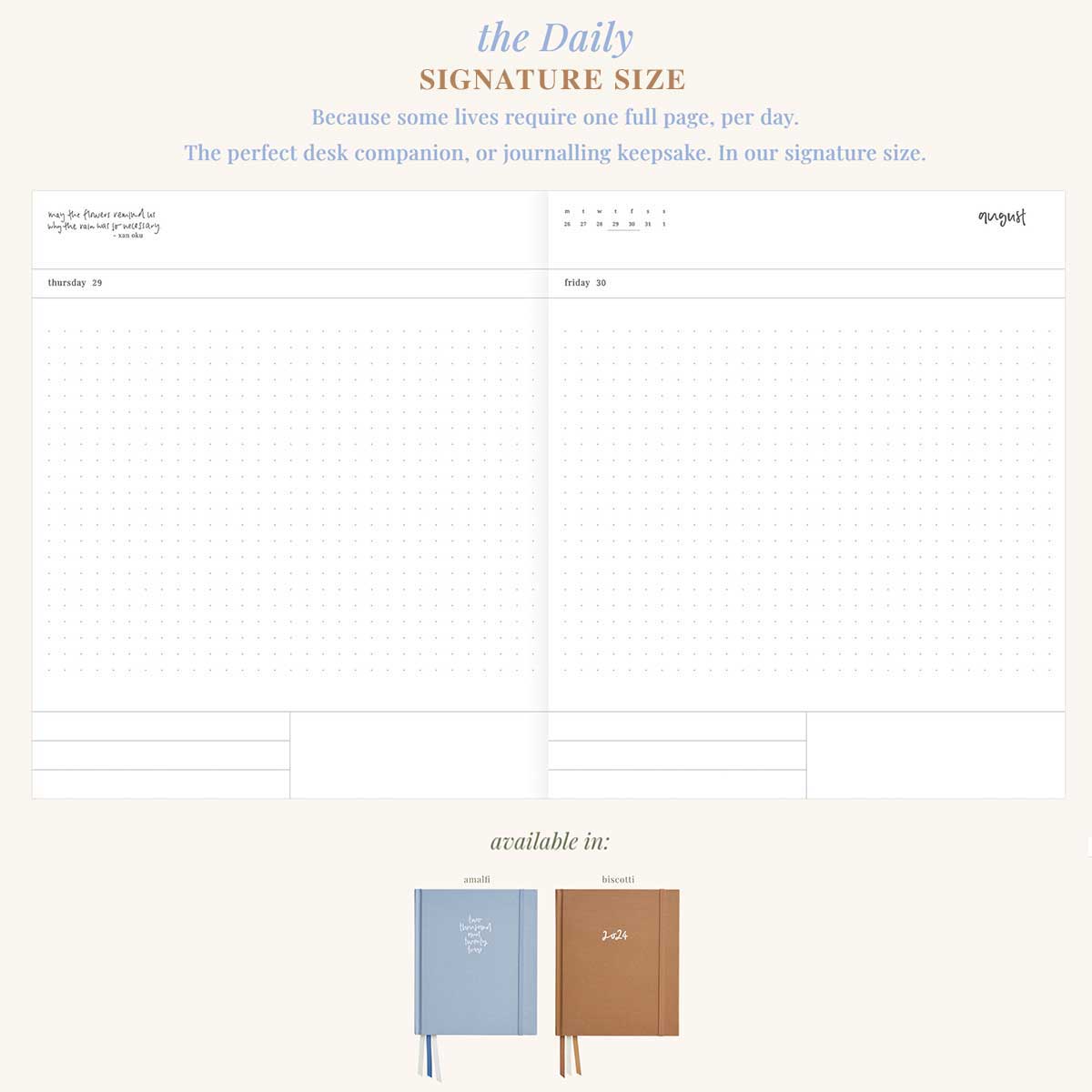 emma kate co planner signature size daily luxah