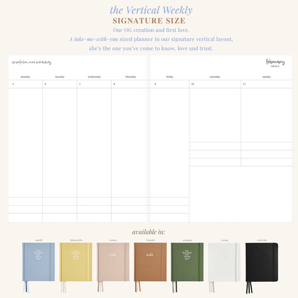 emma kate co planner vertical signature size luxah