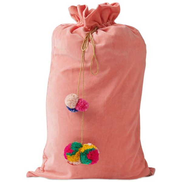 coral kip and co santa sack