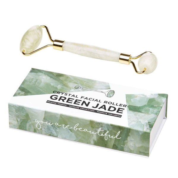 crystal facial roller jade with packaging