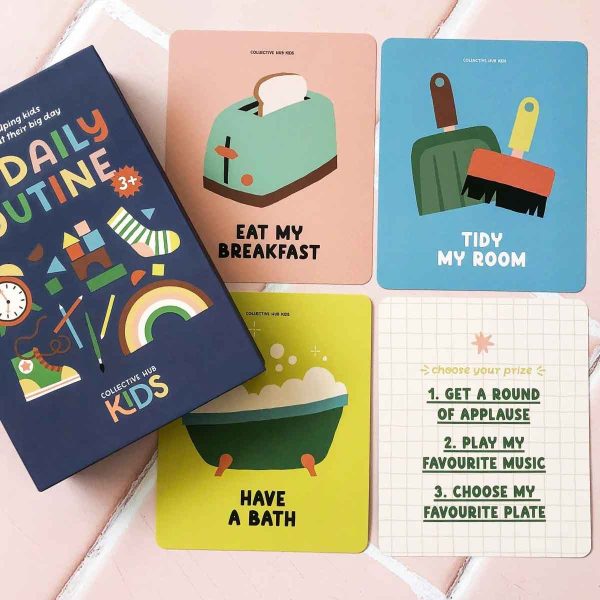 my daily routine kids card deck