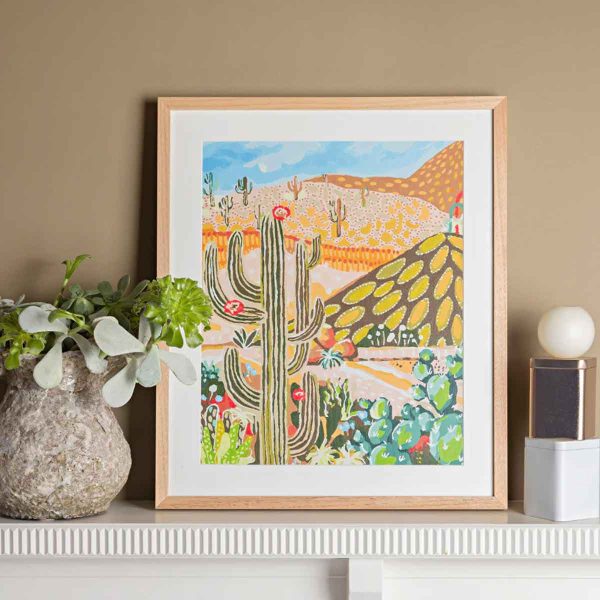 best paint by numbers kits cactus valley journey of something framed