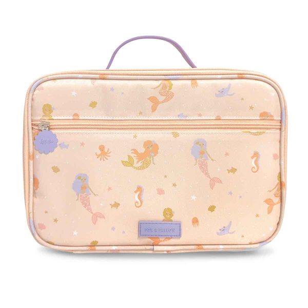 fox and fallow insulated childrens lunch bags mermaids