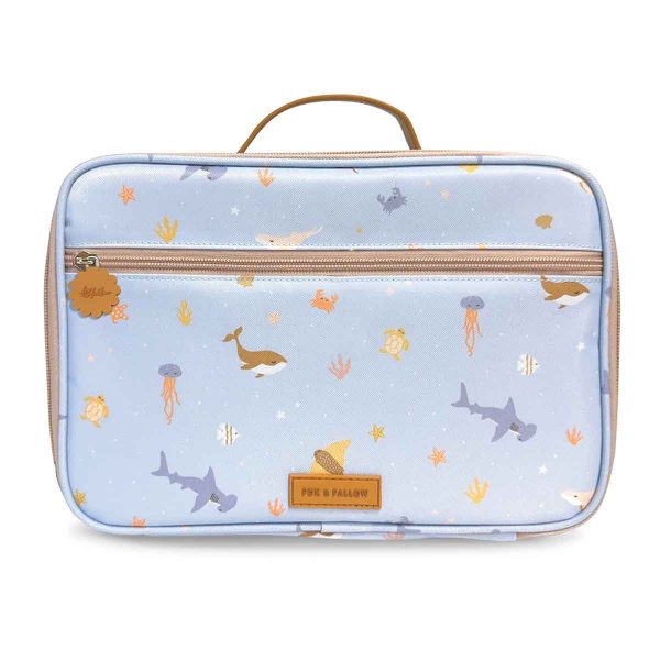 fox and fallow insulated childrens lunch bags ocean creatures