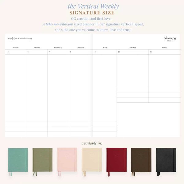 emma kate co 2025 planner vertical layout interior signature size