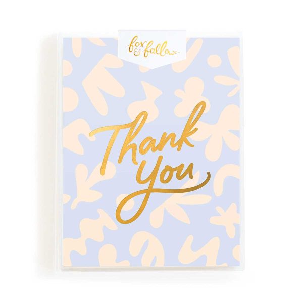 FOX & FALLOW Thank You Greeting Card bulk buy